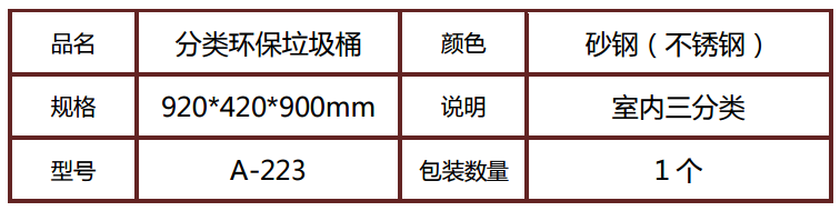 不锈钢垃圾桶