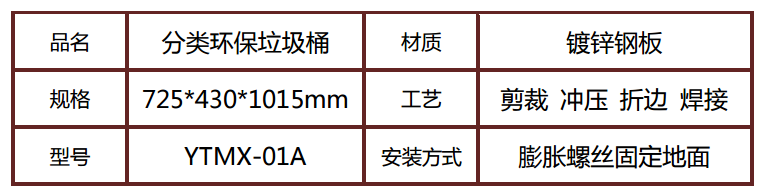 分类垃圾桶